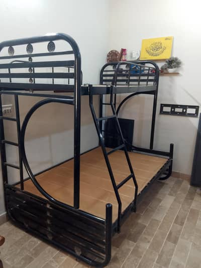 Iron double bed