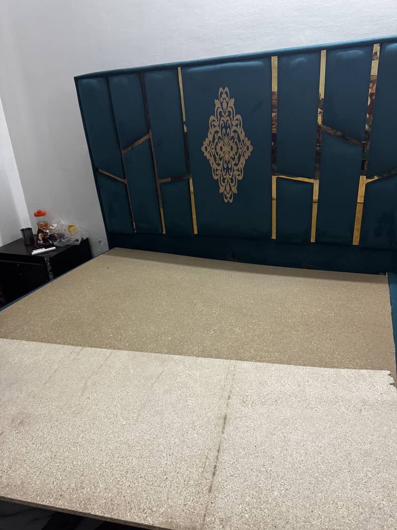 double bed with dressing table 1