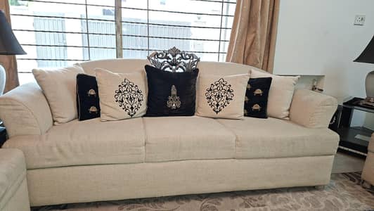 sofa set 6 seater. Good condition