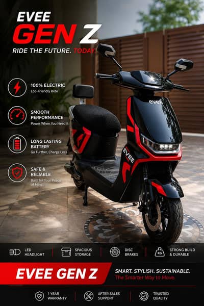 ​Evee Gen Z: Nearly New, Just 12km Driven. Smart Urban Mobility.