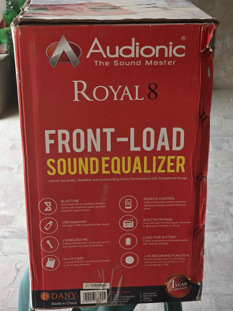 Audionic Royal 8 with 2 mic 4