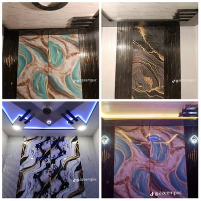 Pvc Marble sheet- Media wall- walllpaper-Pu stonel-vinyl-Wpc wallpanel