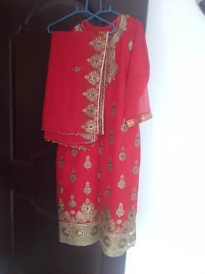 chiffon 3 PCs suit