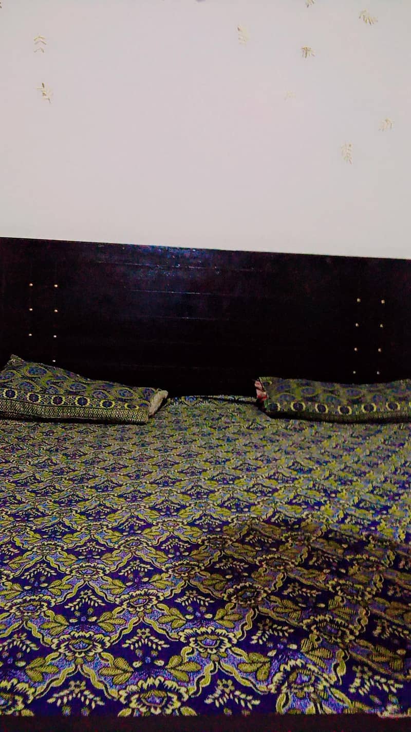 bed with two side tables 2
