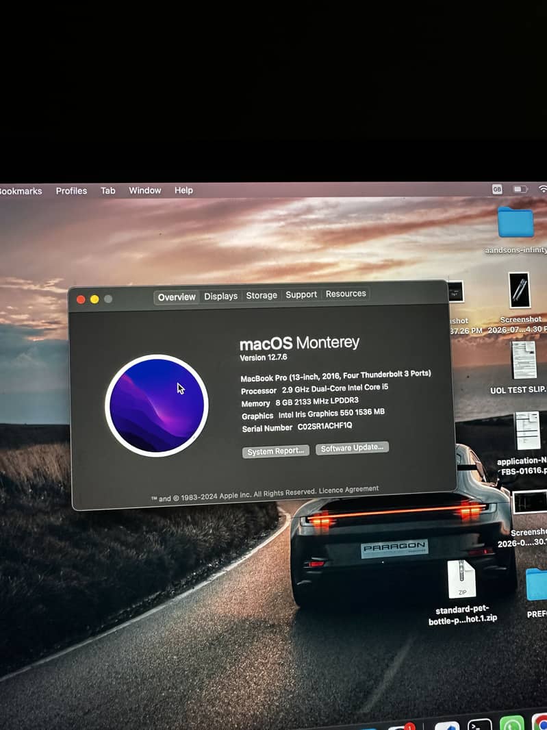 Macbook pro 2016 6