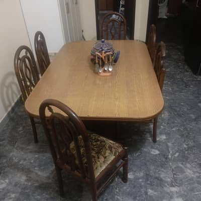 Sheesham Tali Wood Dinning Table Set