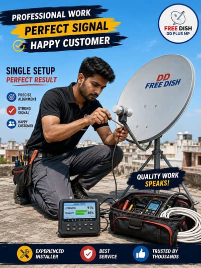 dish antenna tv service reciver lnb available 03096614600