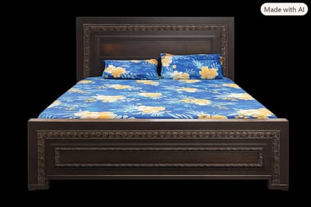 bed and mattress 6 by 6 feet