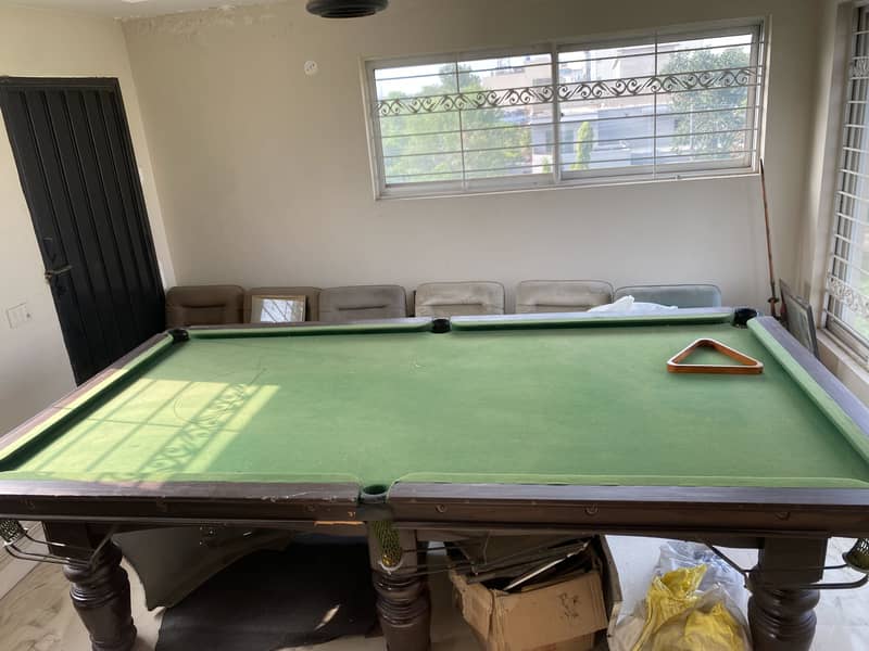 Snooker table 1