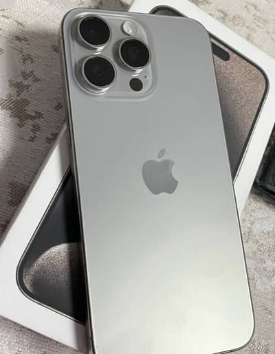 Apple iPhone 15 Pro Max JV WITH BOX