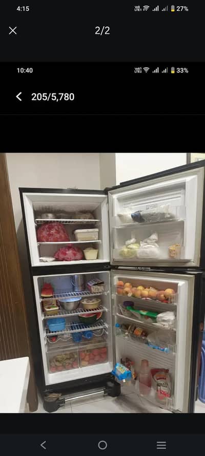 glass door fridge
