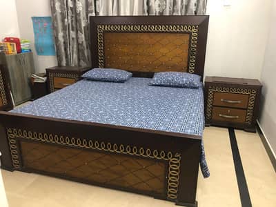 Chinioti Style Wooden Bedroom Set [Complete Set]