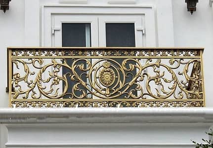 Wrought iron work-Railing-Wall Fence-Stairs-balcony-terrase-grill-Gate