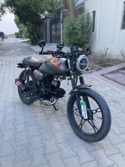 Super star 70cc converted to cafe racer