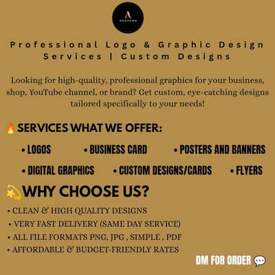 Professional Logo & Graphic Design Services | Custom Banners