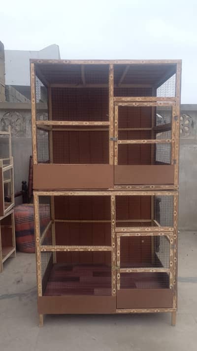 new 2 portion cage for hens, birds, cat, rabbit (Delivery available)