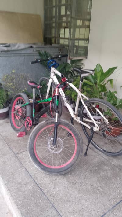 Merida full size and other 20 no cycle both in just 37000