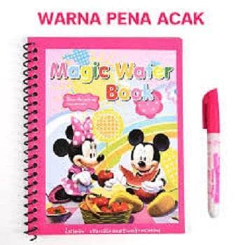 Magic Water Book for Kids: Reusable Drawing Book with Water Pen for Toddlers 2–5, Mess-Free Color Learning Bundle