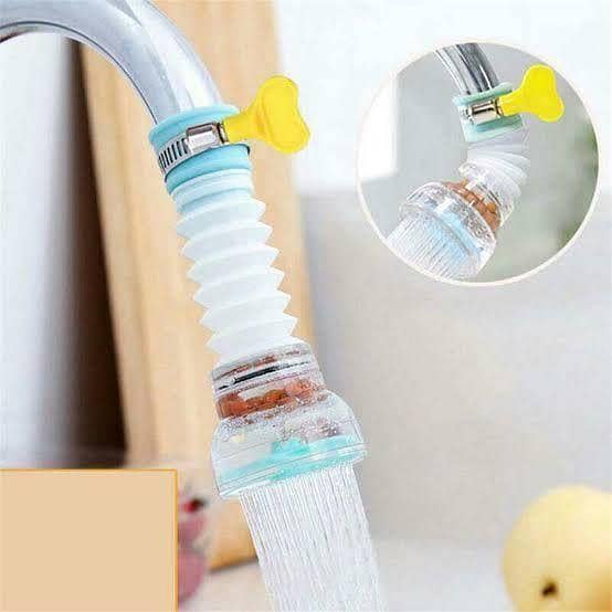 Fan Faucet 360° Water-Saving Tap with Clip-On Anti-Splash Sprayer