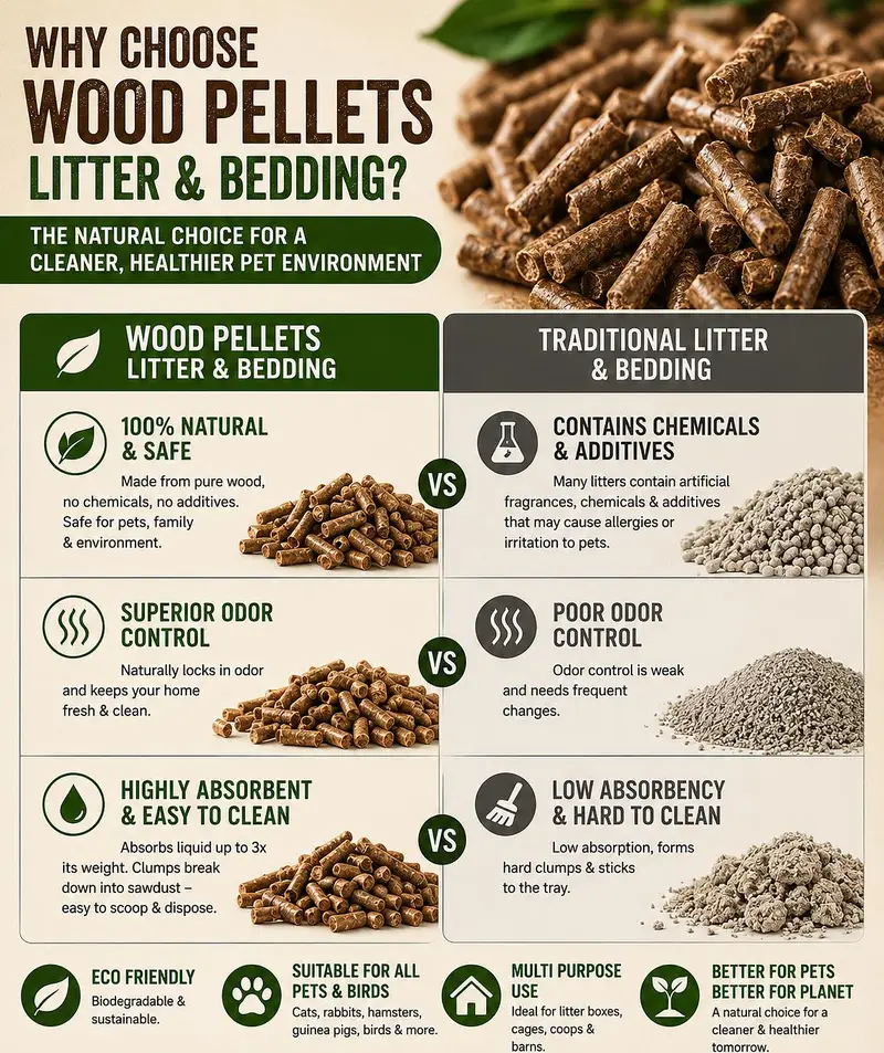 Natural Wood Pellets bedding — photo 3