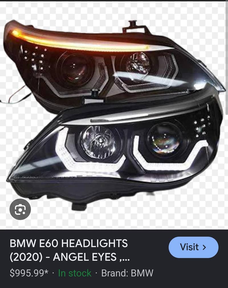 BMW E60 Front LED Headlights 4