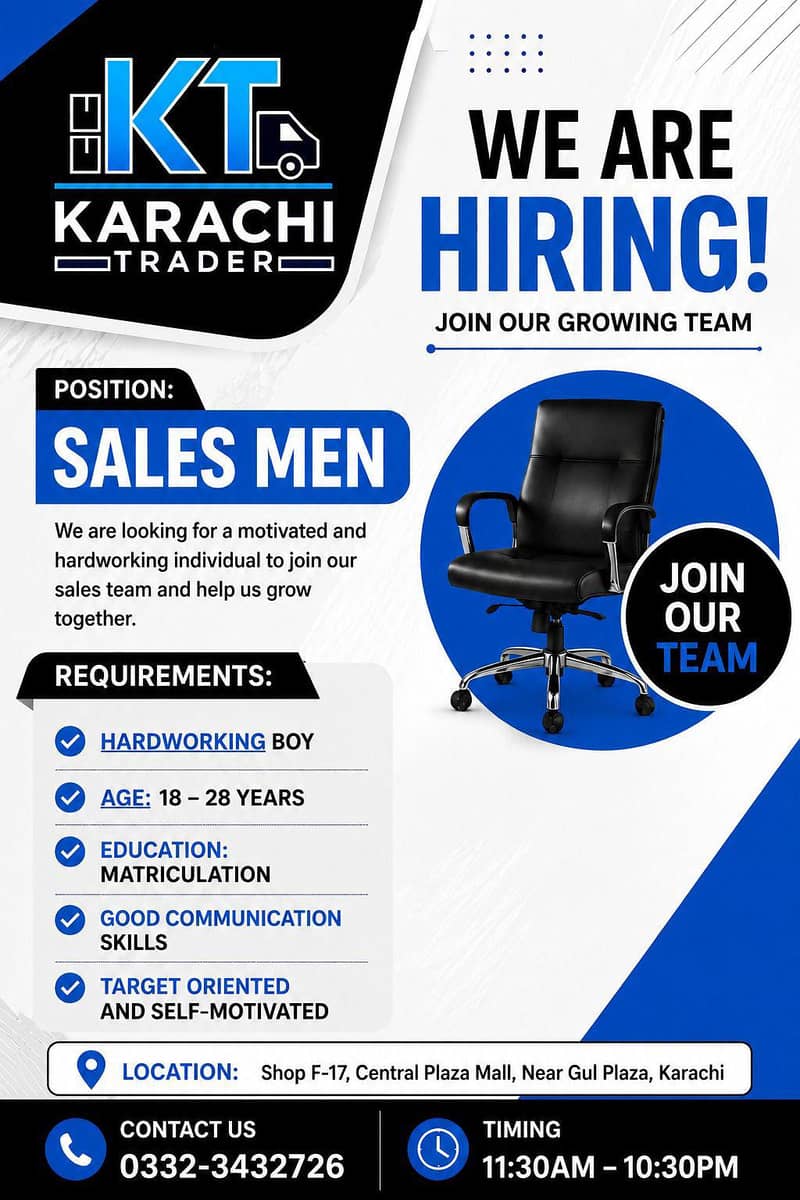 Required Salesman 0