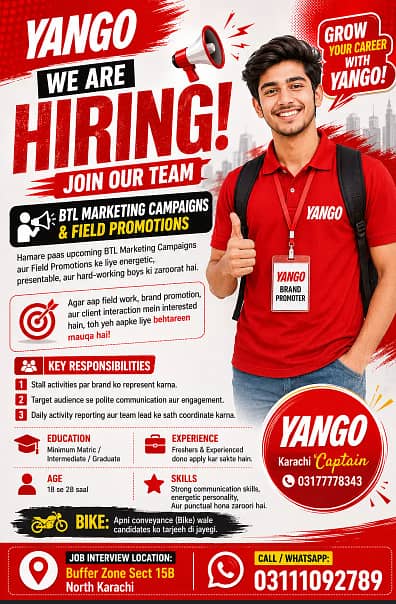 Yango Karachi Captain