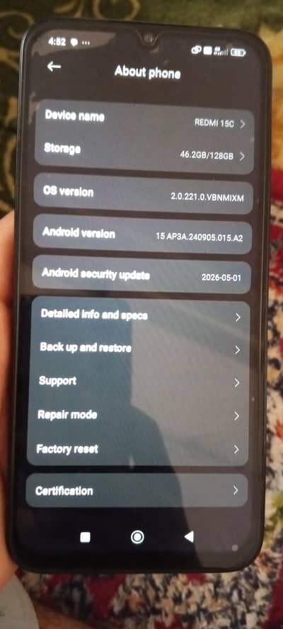 REDMI 15 C NEW