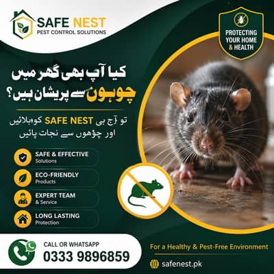 100% Safe & Eco-Friendly Pest Control Services