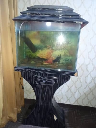 Aquarium for sale with 2 sharks