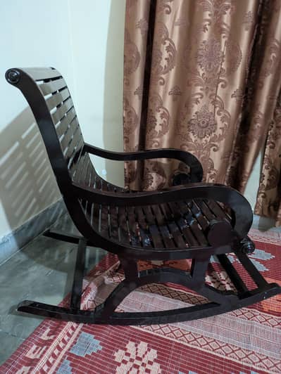 solid intereood rocking chair