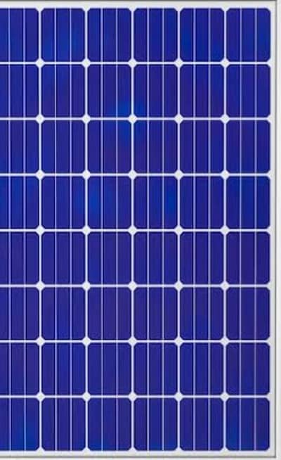 only one solar panel