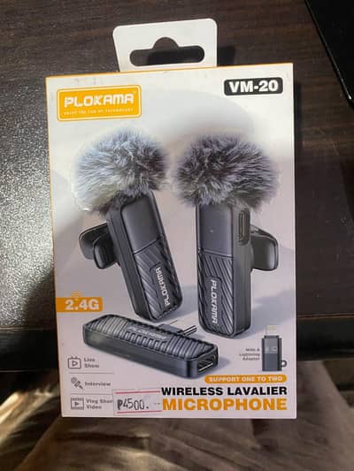 WIRELESS LAVALIERE MICROPHONE. VM-20 2.4G