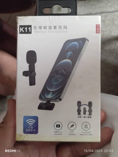 K-11 WIRELESS MICROPHONE DUAL MIC 
