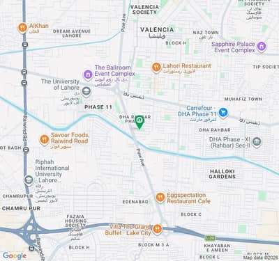 11 Marla Plot for Sale DHA Rehbar Phase 11, Block C