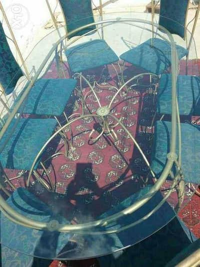Dinning Table Wrought Iron (6 Seater)