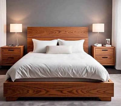 sheesham wood bed/double bed/pure wooden bed/furniture