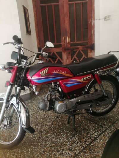 Honda CD 70 bike total genuine 2006   Rawalpindi