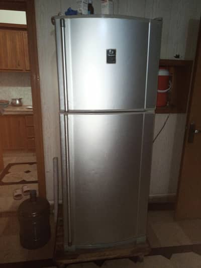 Dawlance fridge big size silver color