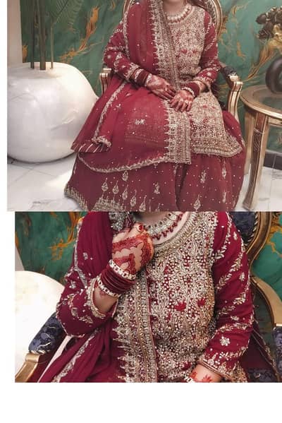 Bridal Lehenga - Medium Size Excellent Condition