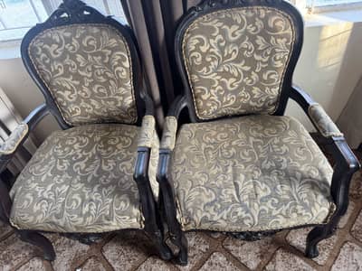 Coffee chair set with table