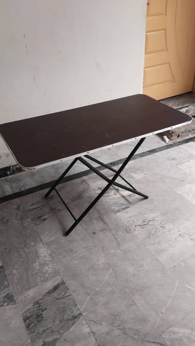 Iron Foldable multi purpose table.
