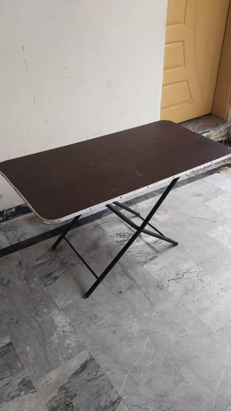 Iron Foldable multi purpose table. 1