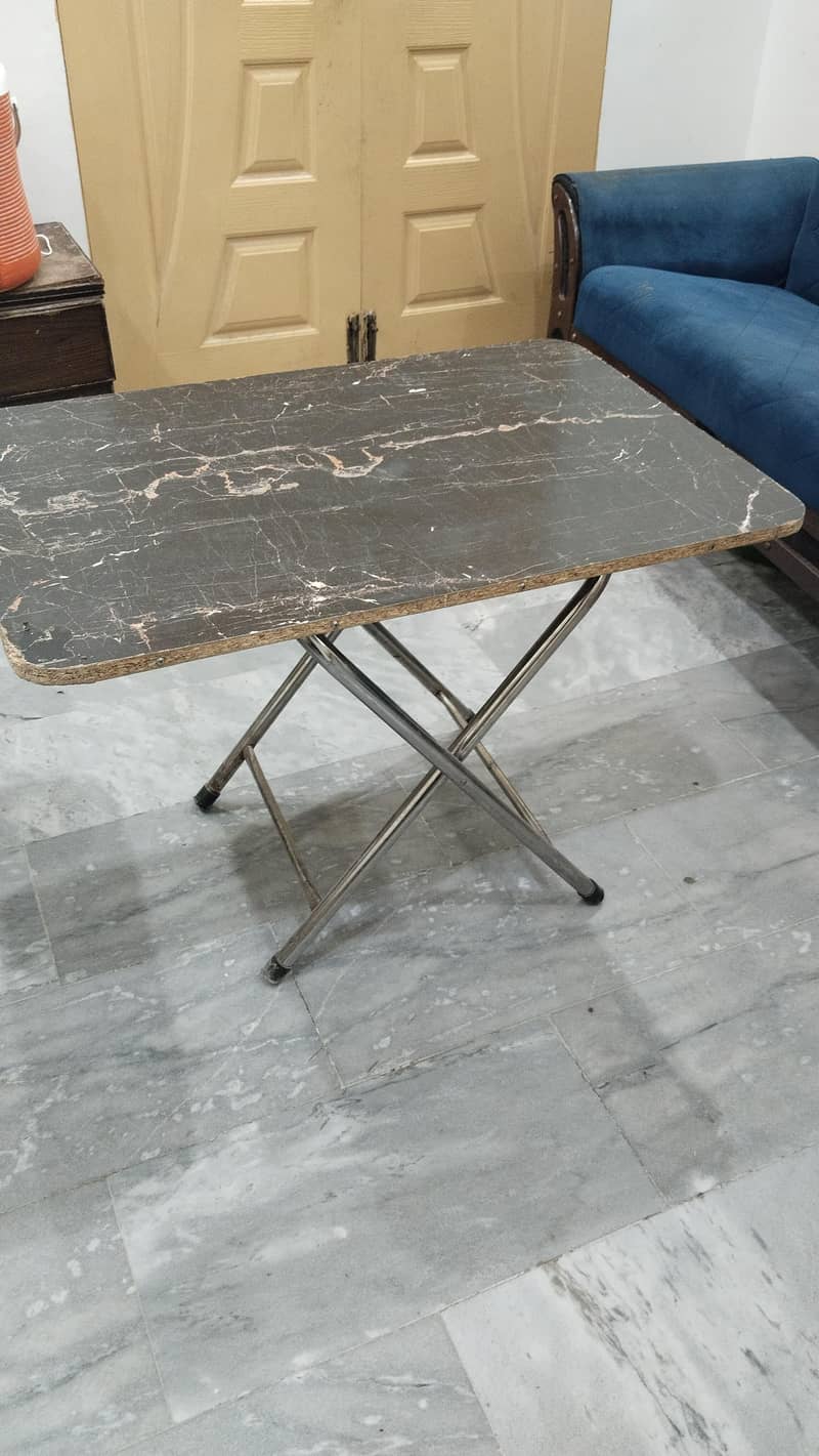 Iron Foldable multi purpose table. 3
