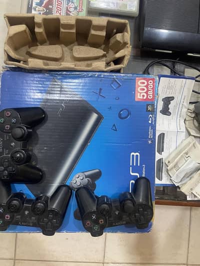 Sony PlayStation 3 Super Slim 500GB Boxed Package with 17+Games