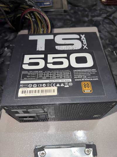 XFX TS 550 Watt PSU 80+ Bronze