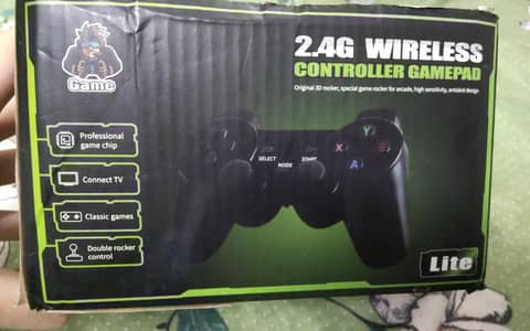 used wireless video game device with two controllers