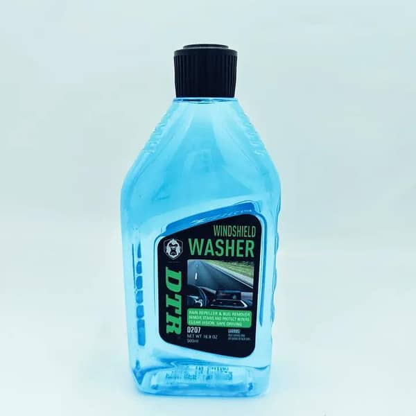 DTR Windshield Washer 500ml – Anti-Freeze Formula | Clear Vision Concentrate | Removes Dirt, Bugs & Oil | Car Screen Cleaner