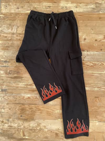 Printed Baggy Trousers