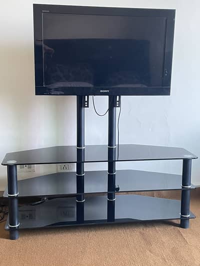Sony Bravia 32 Inch along with TV trolley